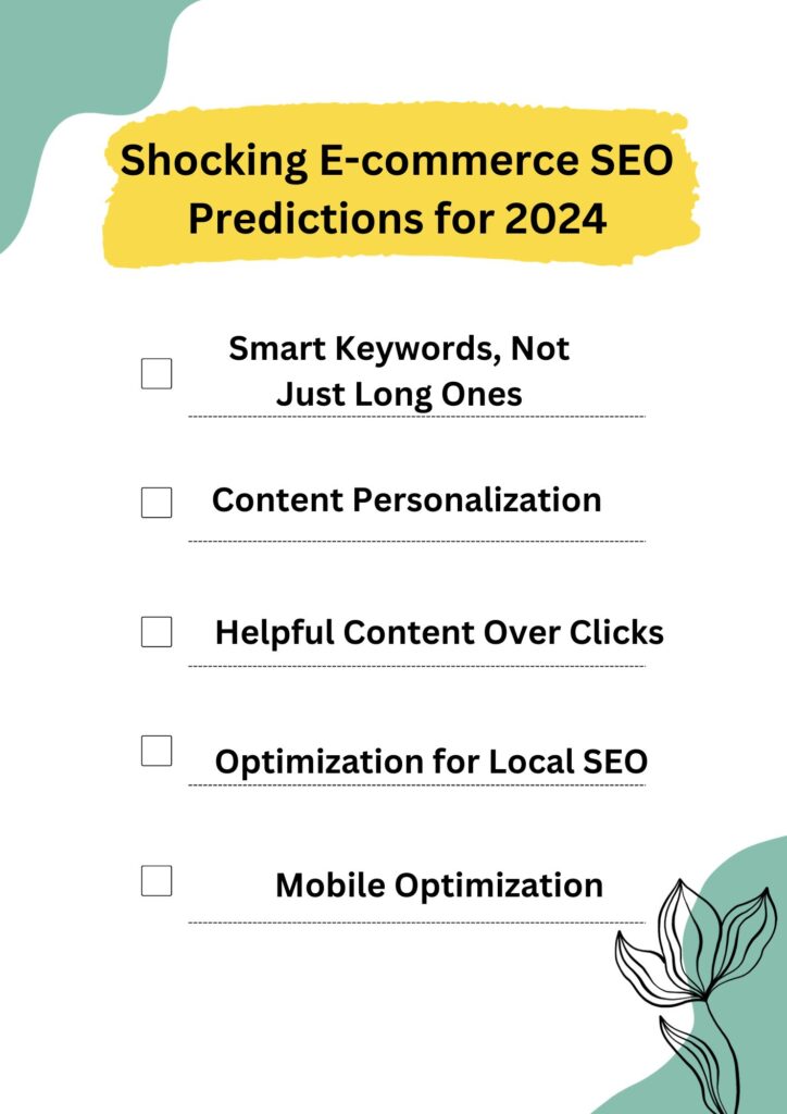 Shocking E-commerce SEO Predictions 2024